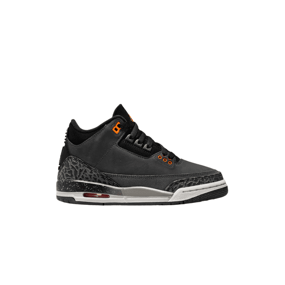 Grade School Air Jordan 3 Retro Sneaker Night Stadium / Total Orange DM0967-080, Size 5.5-US
