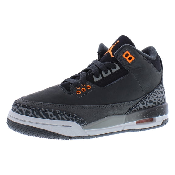 Nike Air Jordan 3 Retro Suede GS Boys Shoes Size 5.5, Color: Night Stadium/Total Orange