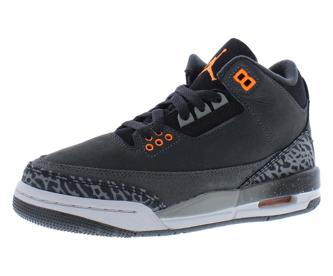 Nike Air Jordan 3 Retro Suede GS Boys Shoes Size 5, Color: Night Stadium/Total Orange