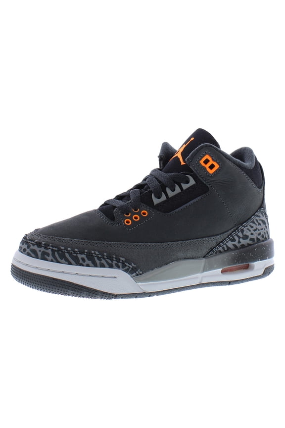Air Jordan 3 Retro Suede GS Boys Shoes Size 5, Color: Night Stadium/Total Orange