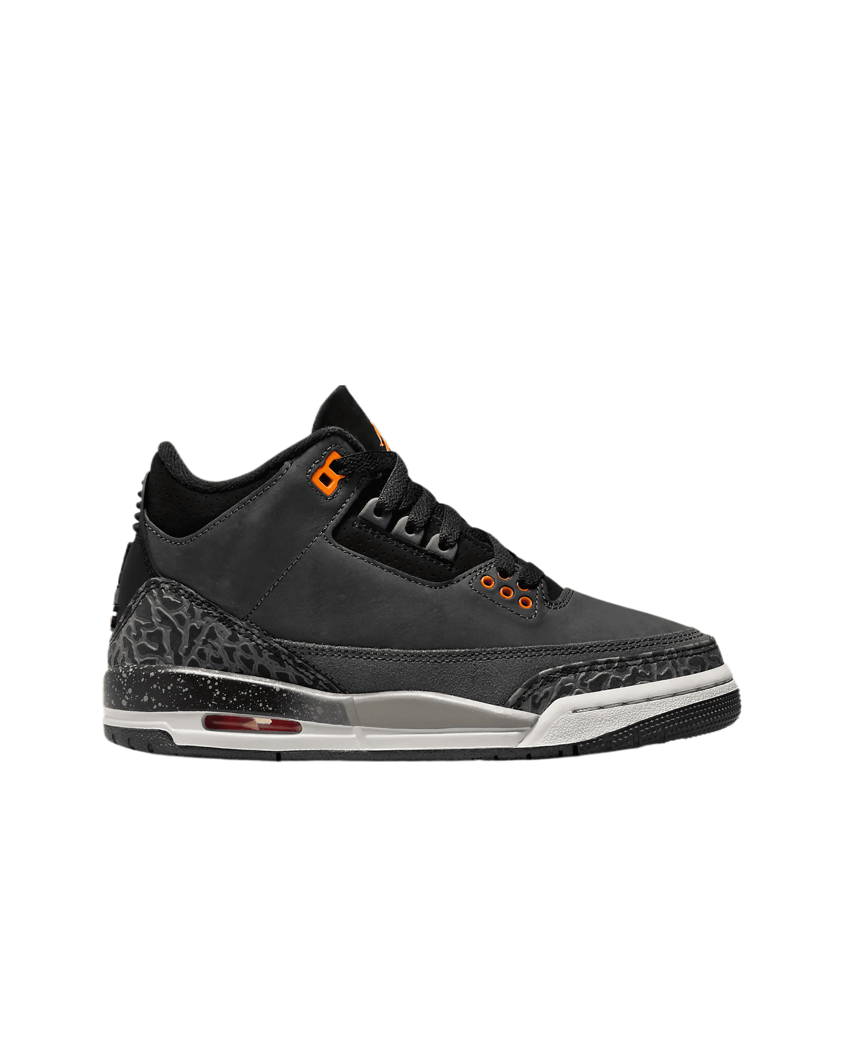 Grade School Air Jordan 3 Retro Sneaker Night Stadium Total Orange DM0967 080 Size 7 US Walmart