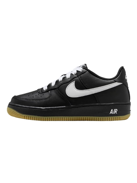 Big Kid's Nike Air Force 1 LV8 3 Black/White-Gum Light Brown (IB8845 001) - 4.5