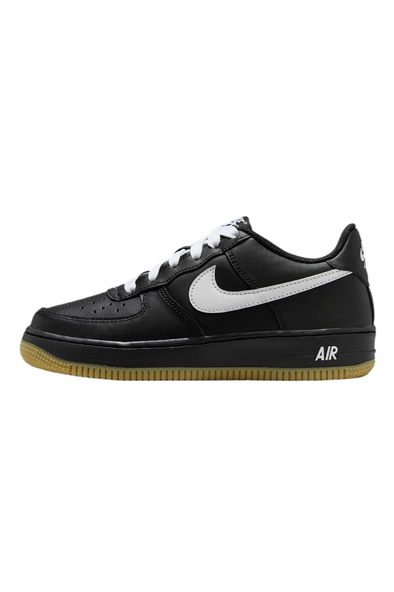 Big Kid's Nike Air Force 1 LV8 3 Black/White-Gum Light Brown (IB8845 001) - 4.5