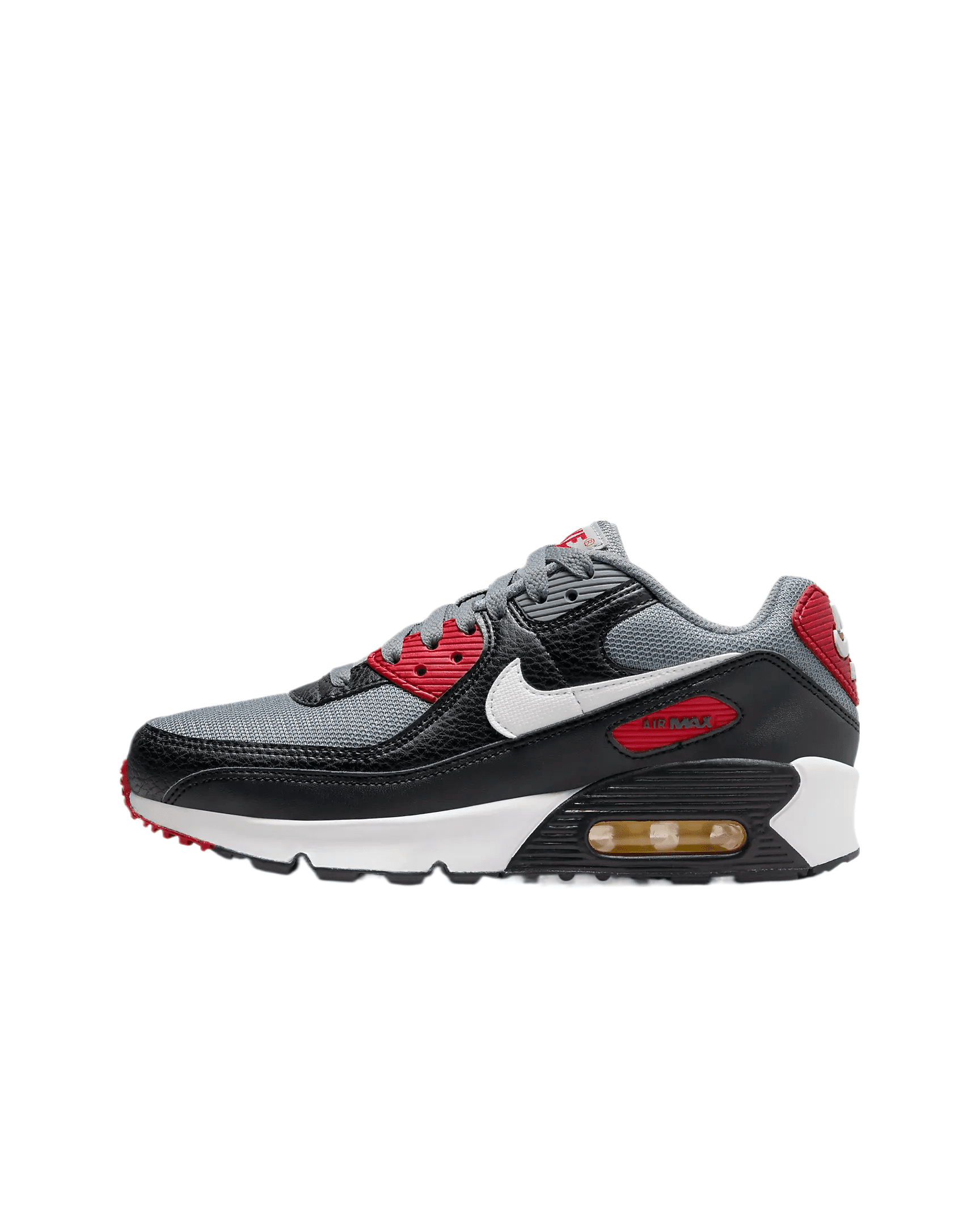 air max 90 black white and red