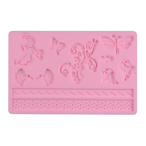 -Grade Silicone Baking Molds Silicone Molds for Baking Insect and Plant Shaped Grade Silicone Molds for Candy Molds Silicone Candy Molds for Chocolate Fondant Cake Decorating