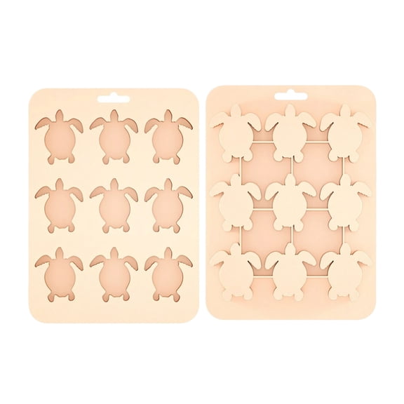 -Grade Silicone Baking Molds Turtle Shaped Silicone Chocolate Mold for Baking Candy Ice and Resin Crafts Pink 1 Pack