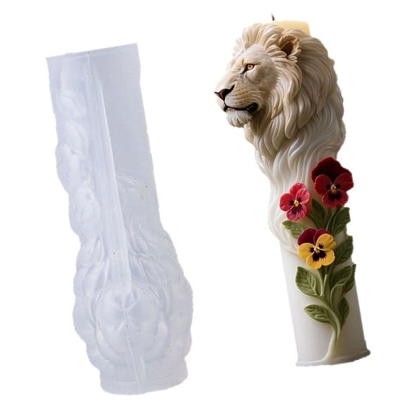 Grade Silicone Lions Shaped Making Mold With Artistic Design