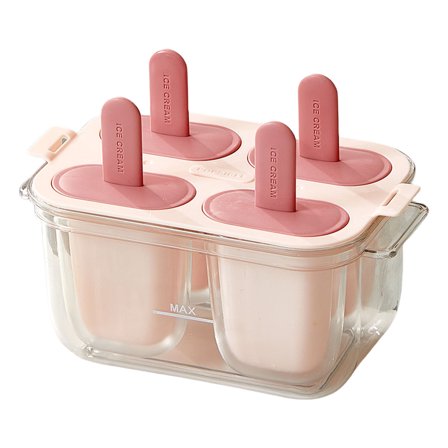 Grade Silicone Popsicles Mold for Homemade Ice Cream Double Layer Ice Maker Mould Practical Kitchen Accessories