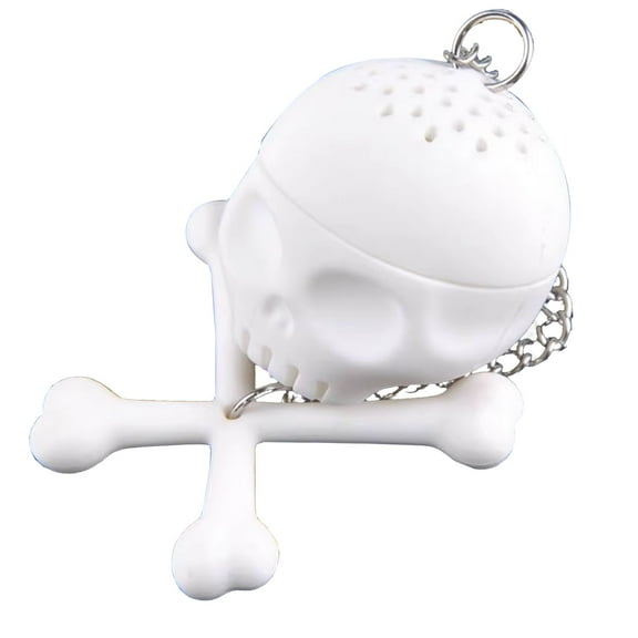 Grade Silicone Tea Strainer Steepers Infusers Bone Skull Shaped Loose Tea Infuser Spices Filter Teapot Tool