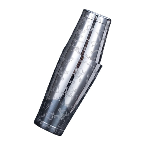 Grade Stainless Steel Engraving Drink Shaker Large Capacity Mixer Portable Mixing Tins Set for Cocktail Use