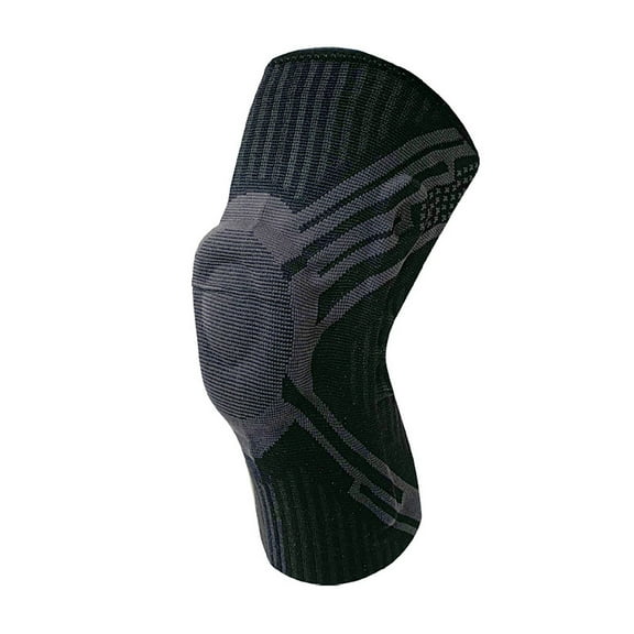 Grade Support Knee Brace for Joint Stability with Adjustable Compression and Lightweight Aluminum Design for Outdoor Sports and High Activities,37 43 cm,Black
