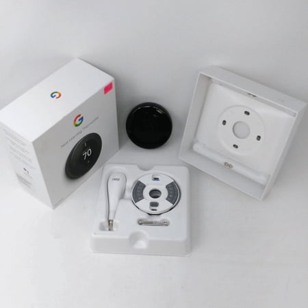 Pre-Owned Nest 3rd Gen T3018US Smart Learning Wi-Fi Programmable Thermostat - Mirror Black (Like New)