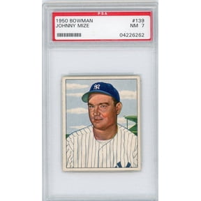 Graded 1950 Bowman Johnny Mize #139 PSA 7 Baseball Card