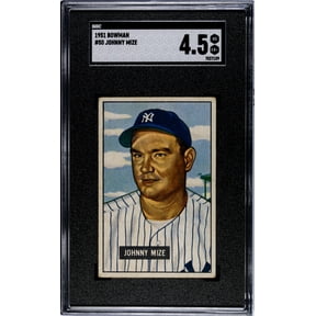 Graded 1951 Bowman Johnny Mize #50 Baseball Card SGC 4.5
