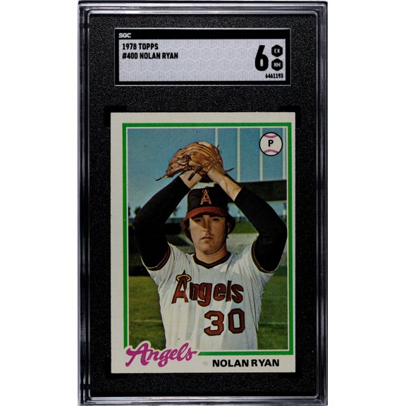 Graded 1978 Topps Nolan Ryan #400 Baseball Card SGC 6