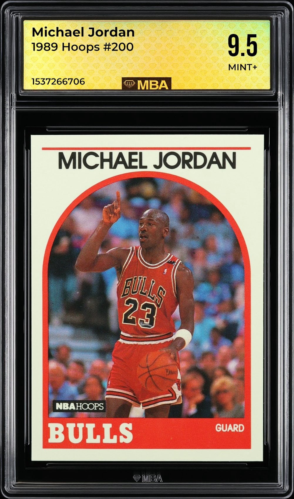 Michael Jordan 1989 Hoops 200