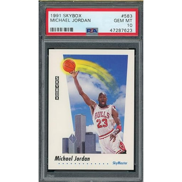 [お盆セール] 1991 Skybox マイケル ジョーダン PSA-10 Graded 1991 Skybox Michael Jordan #583 Basketball Card PSA