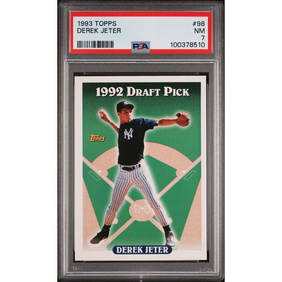 Graded 1993 Topps Derek Jeter #98 PSA 7