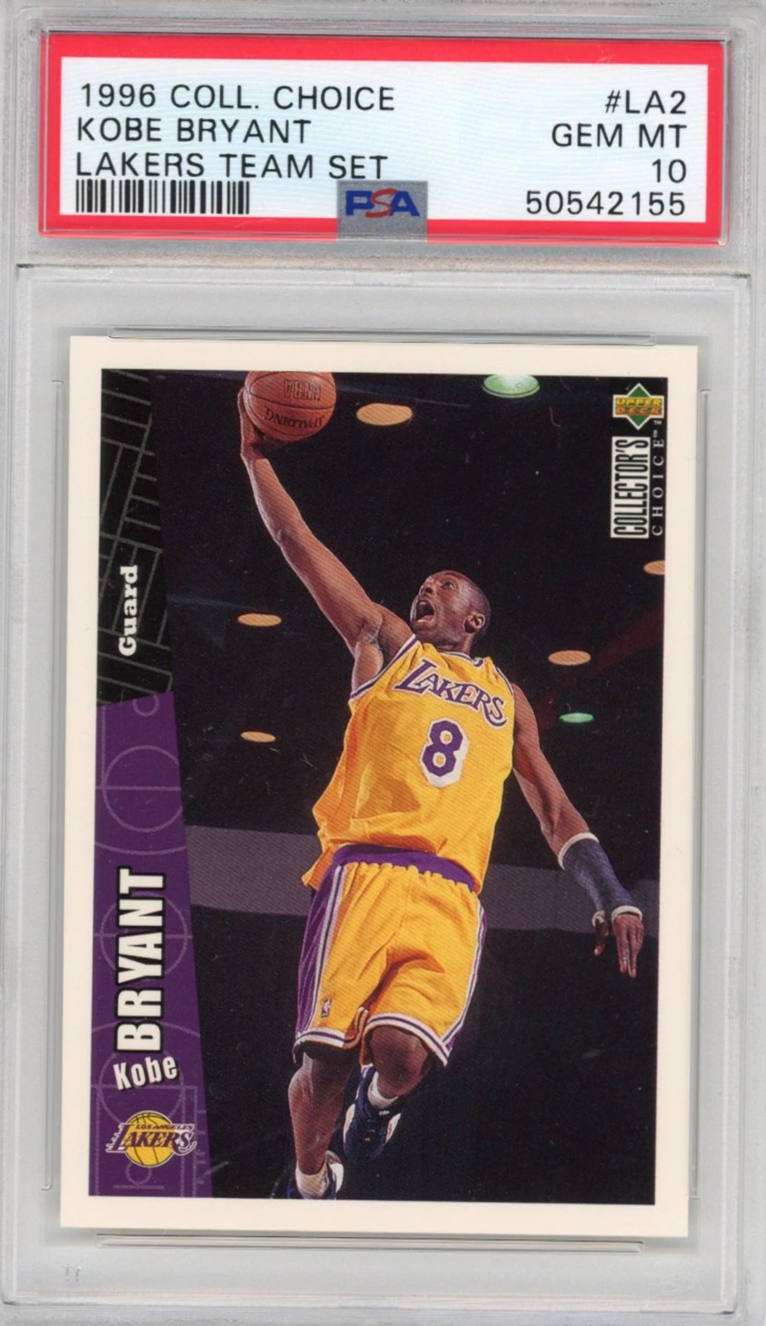 Kobe sold Bryant Mega-Deal Licensed 1996 ROOKIE Gold Cards Graded GEM 10 (SET of 6)