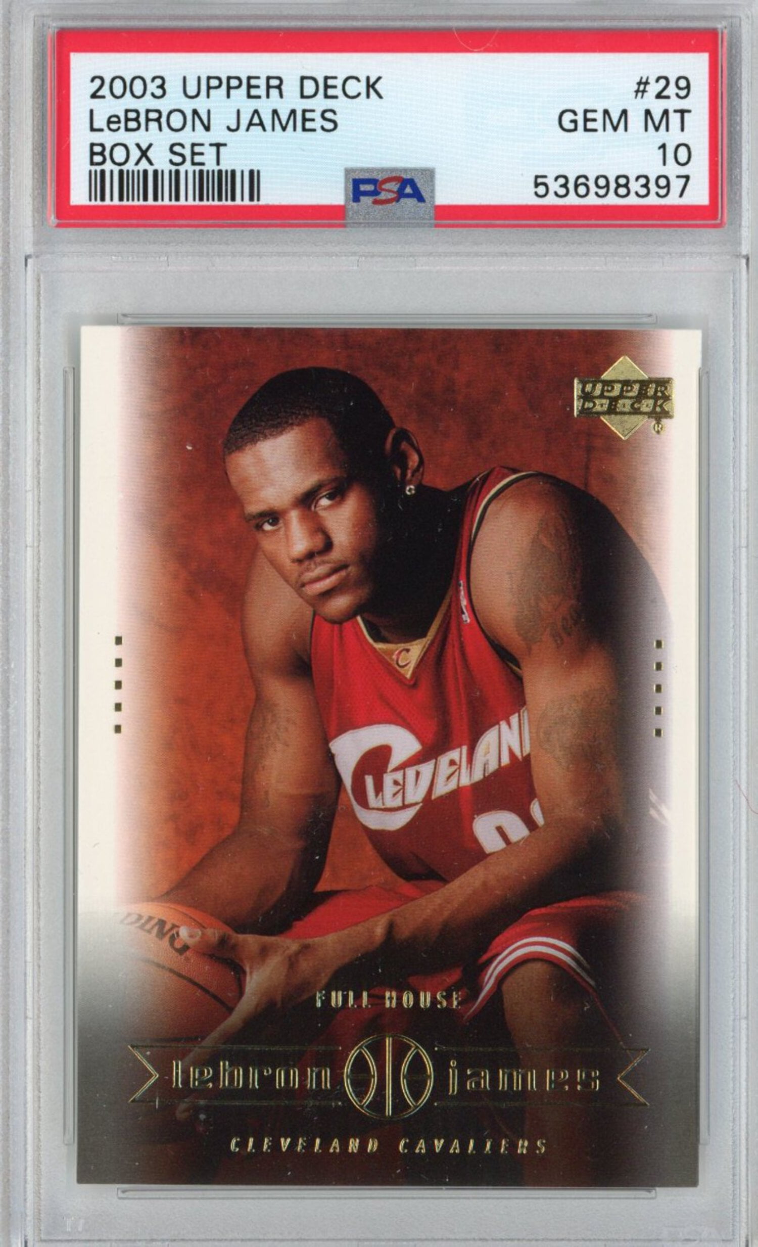 2003 Ultimate LeBron James ROOKIE AUTO /250 #127 BGS