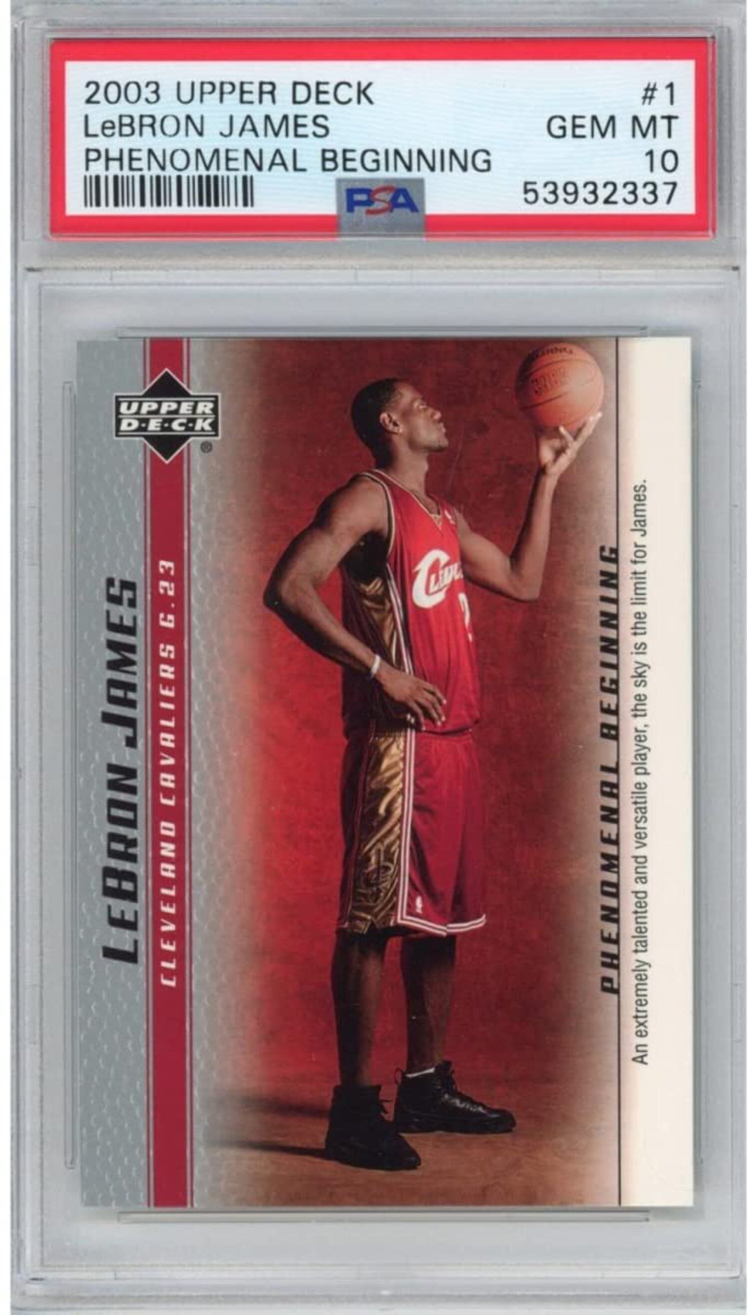 lebron james rookie card graded 10 Amazon.com: 2003 Upper Deck Black Diamond Lebron James Rookie Card Graded 10  Gem Mint : Collectibles & Fine Art main image 0