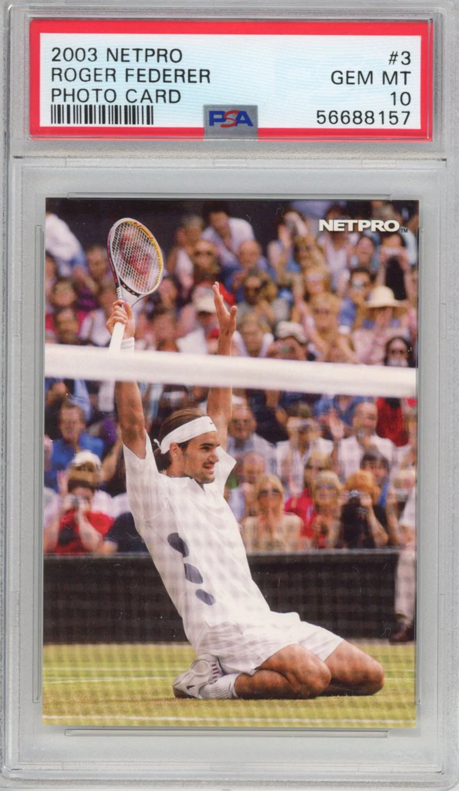 2003 Netpro Elite Roger Federer PSA10