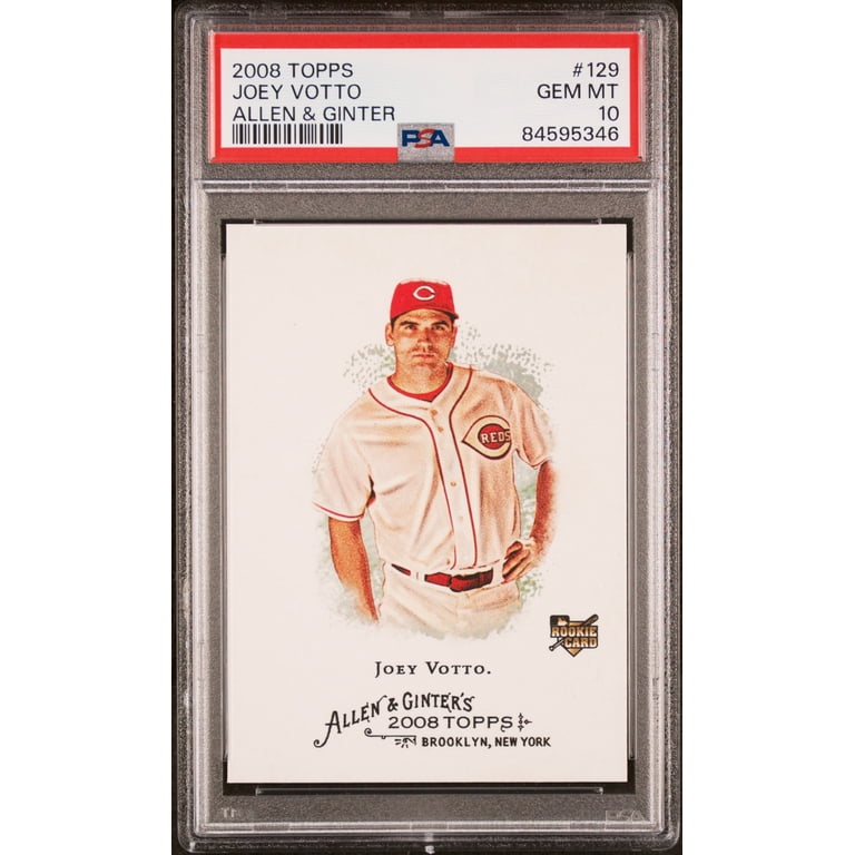 Graded 2008 Topps Allen Ginter Joey Votto #129 Rookie RC Baseball 