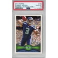 thumbnail image 1 of Graded 2012 Topps Russell Wilson #165 Passing Stands Visible Rookie RC Football Card PSA 10 Gem Mint, 1 of 2