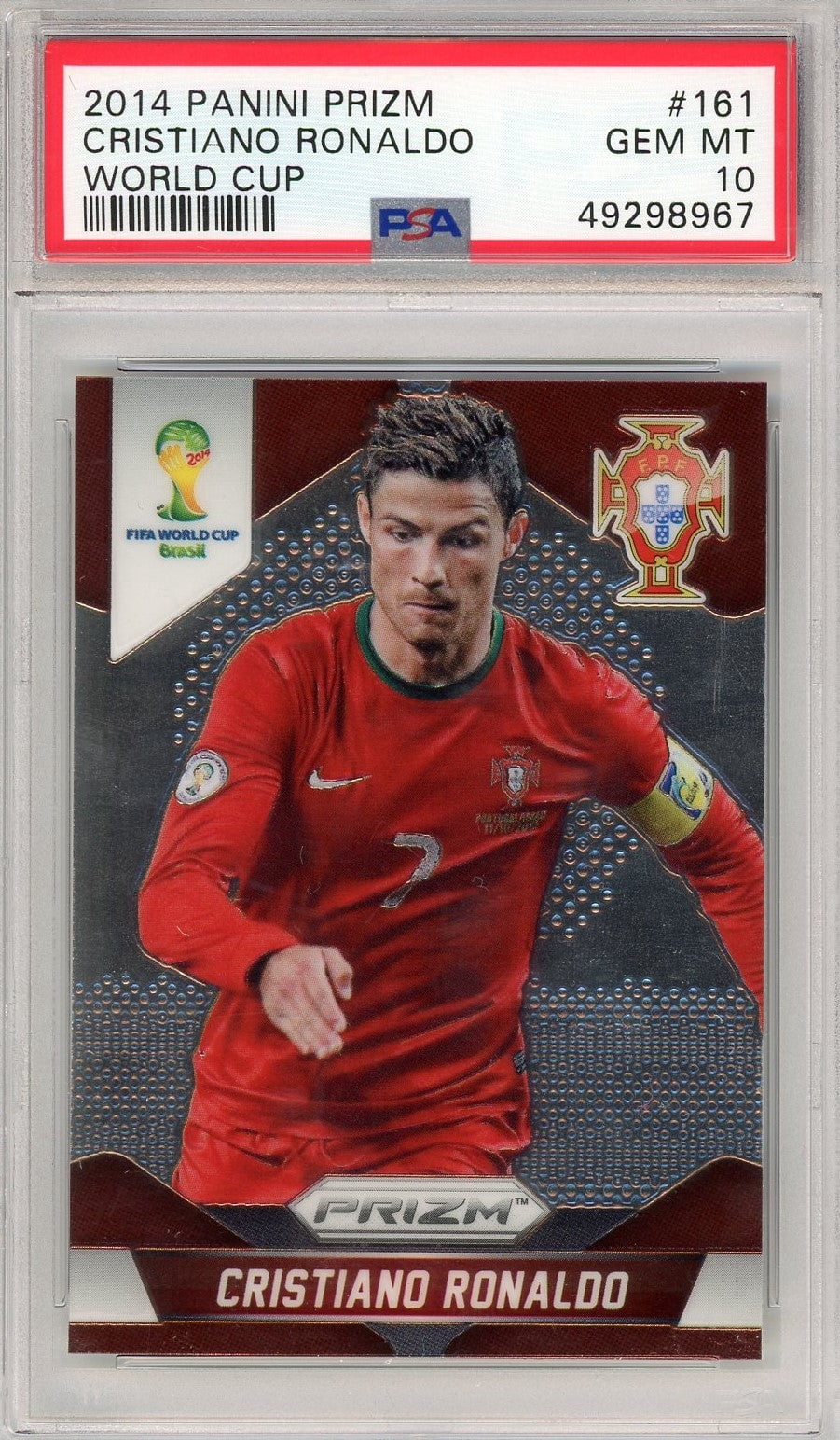 2012 PANINI CRISTIANO RONALDO ロナウド PSA10