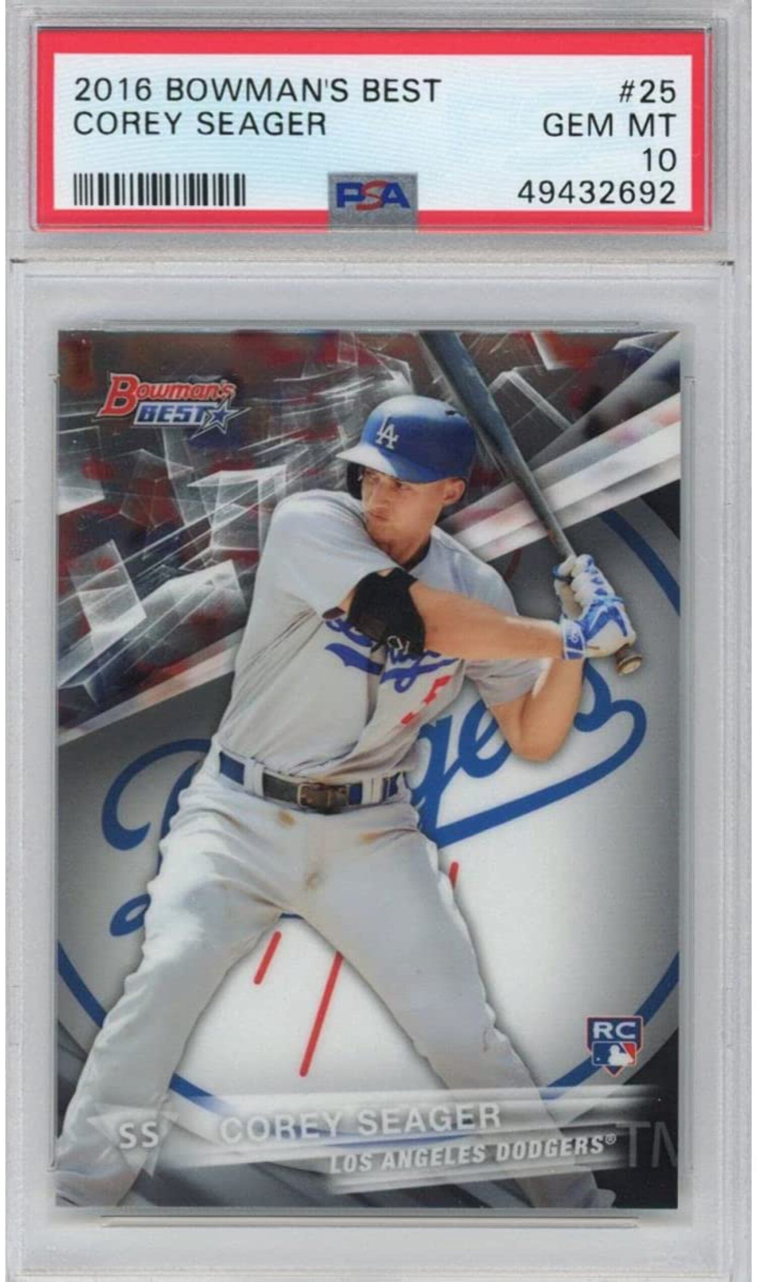 Graded 2016 Topps Bowman