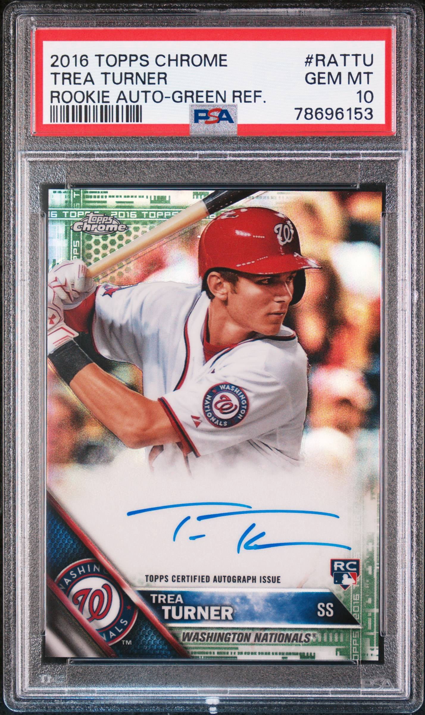 Shop Trea Turner Rookie Baseball Cards Online