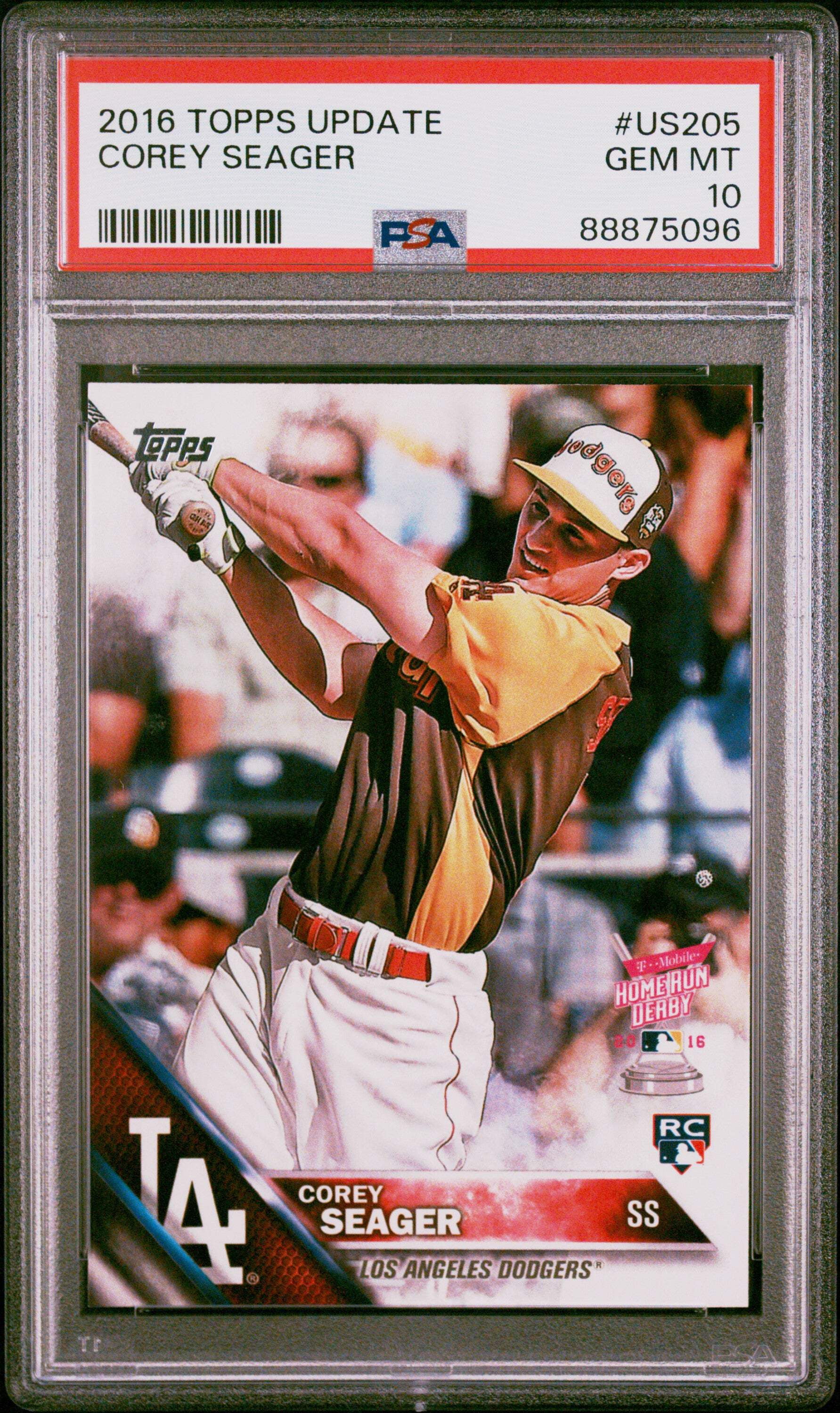 Graded 2016 Topps Update Corey Seager #US205 Rookie RC Baseball 
