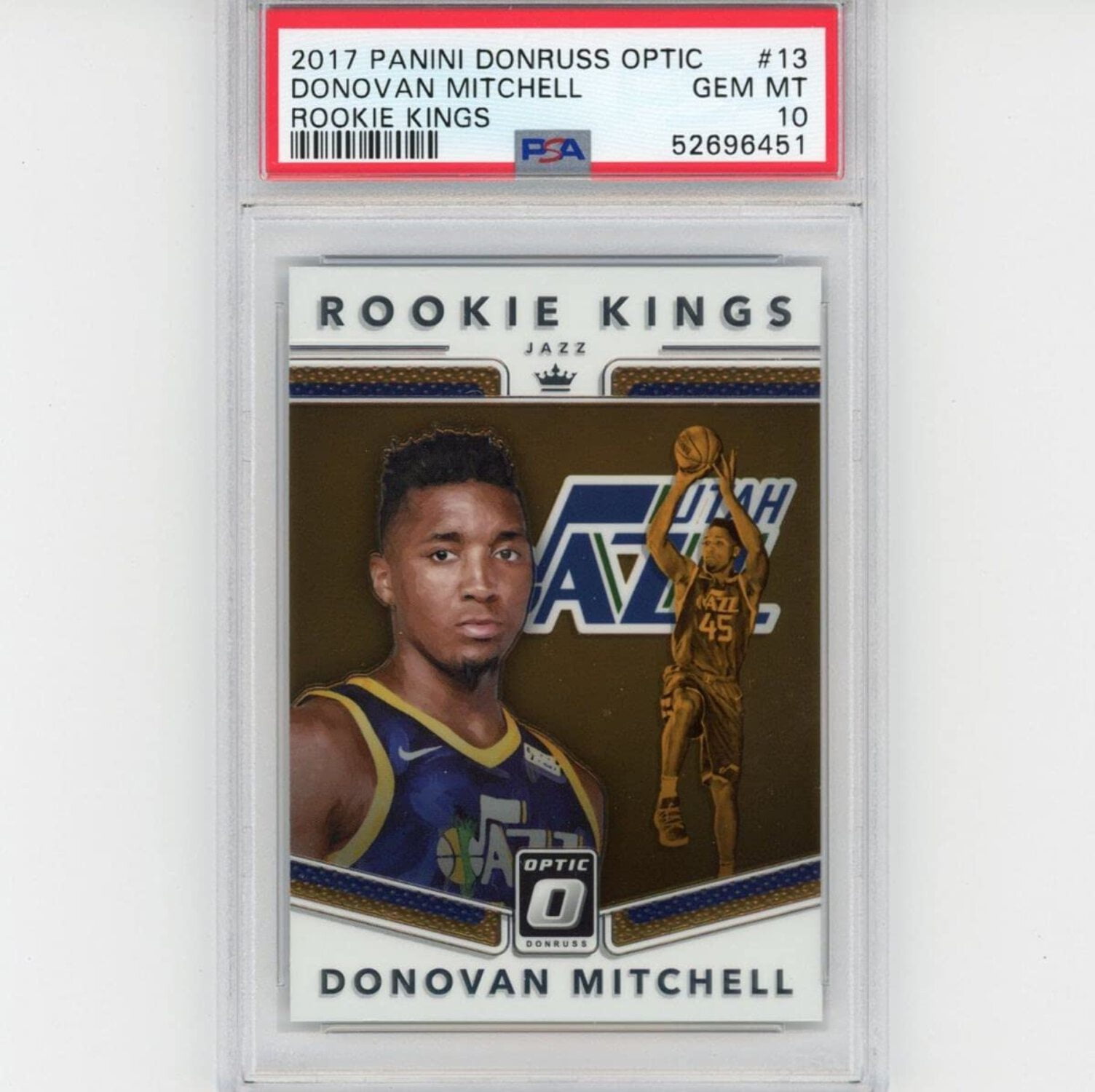 DONOVAN MITCHELL ROOKIE❗ 2017-18 PANINI DONRUSS #188 DONOVAN MITCHELL ROOKIE CARD RC
