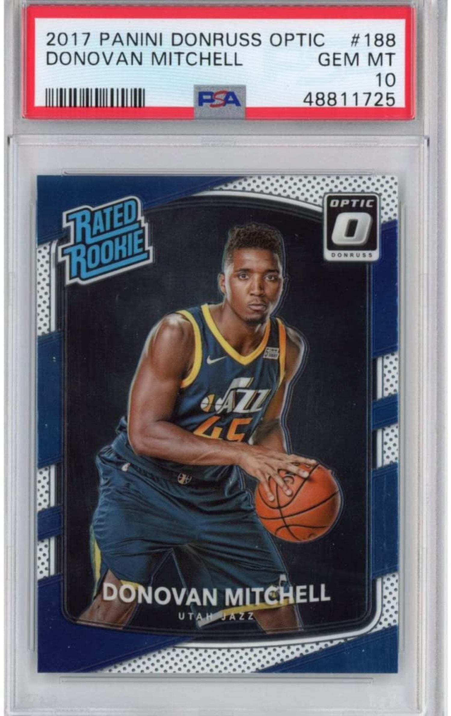 Donovan Mitchell rookie jsy auto /75シリ 2024-25 Panini
