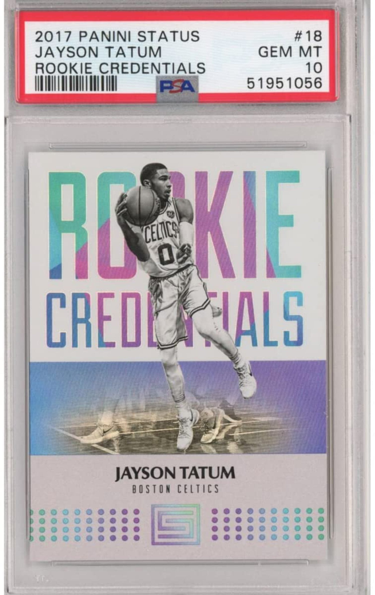 2017-18 Panini Prestige Jayson Tatum RC Celtics PSA 9 Mint Jayson 