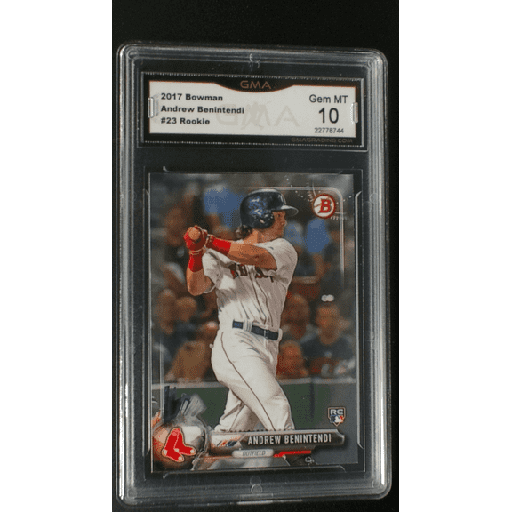Graded 2017 Bowman Andrew Benintendi #23 Rookie RC PGA 10