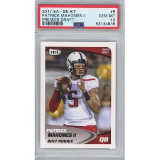 Football Trading Cards 2017 Patrick Mahomes Pre-Rookie Card - Leaf Limited  Edition Football Trading Card Patrick Mahomes Card