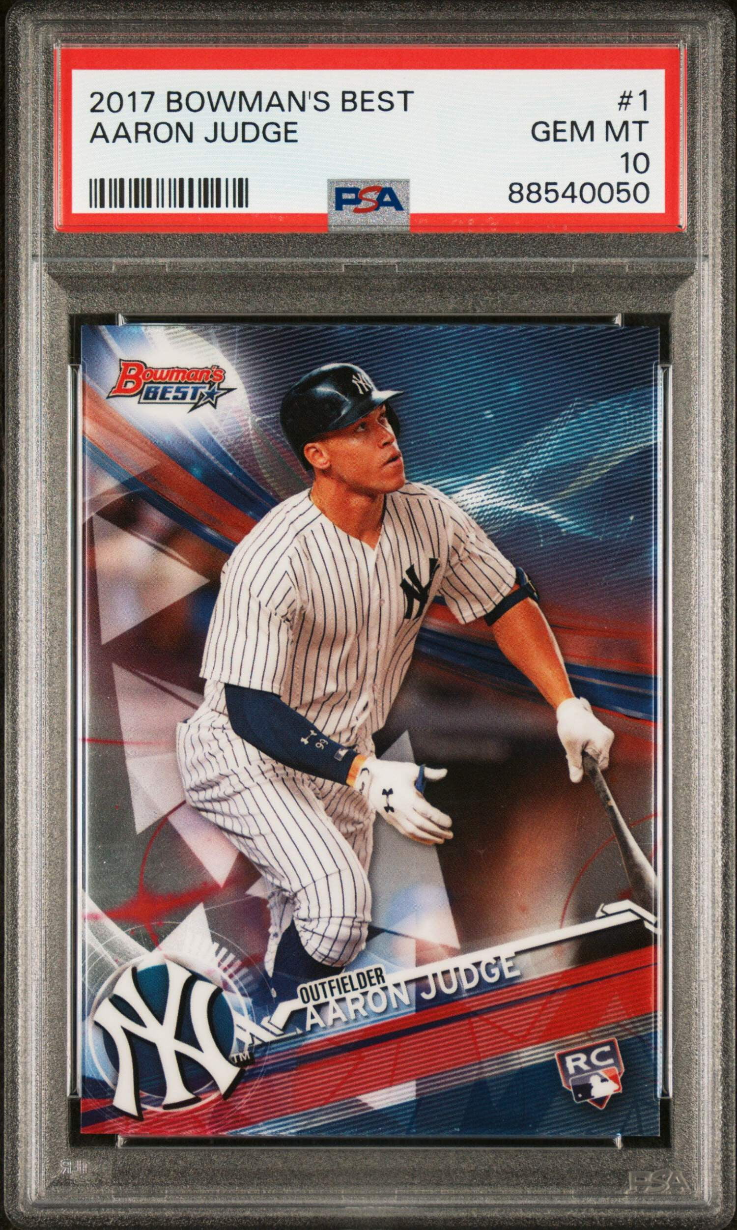 aaron judge graded cards 2017 Topps Baseball #287 Rookie Card PSA 10 Gem Mint : Collectibles & Fine Art Graded 2017 Topps Bowmans Best