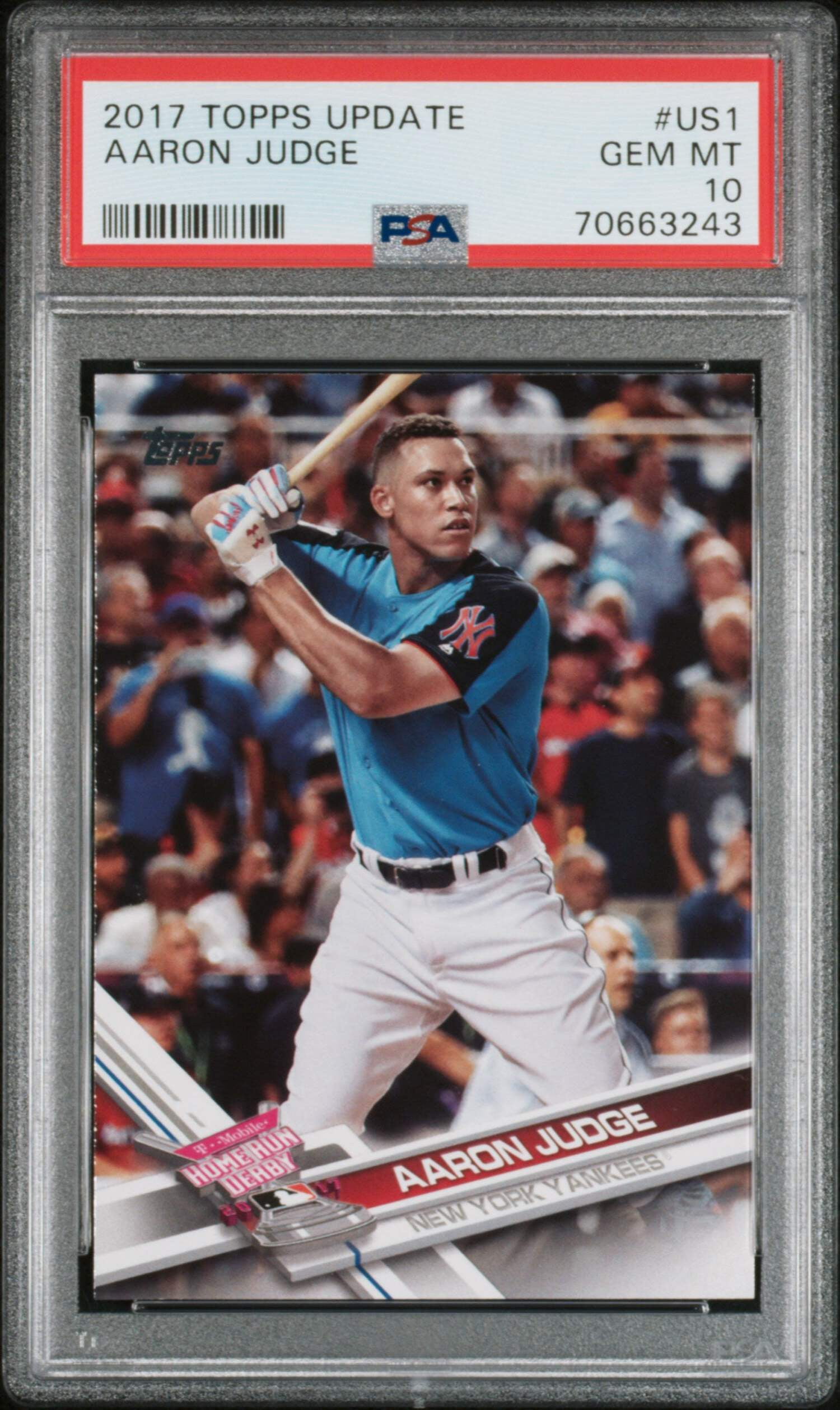 Graded 2017 Topps Update Aaron Judge #US1 Rookie RC Baseball Card PSA