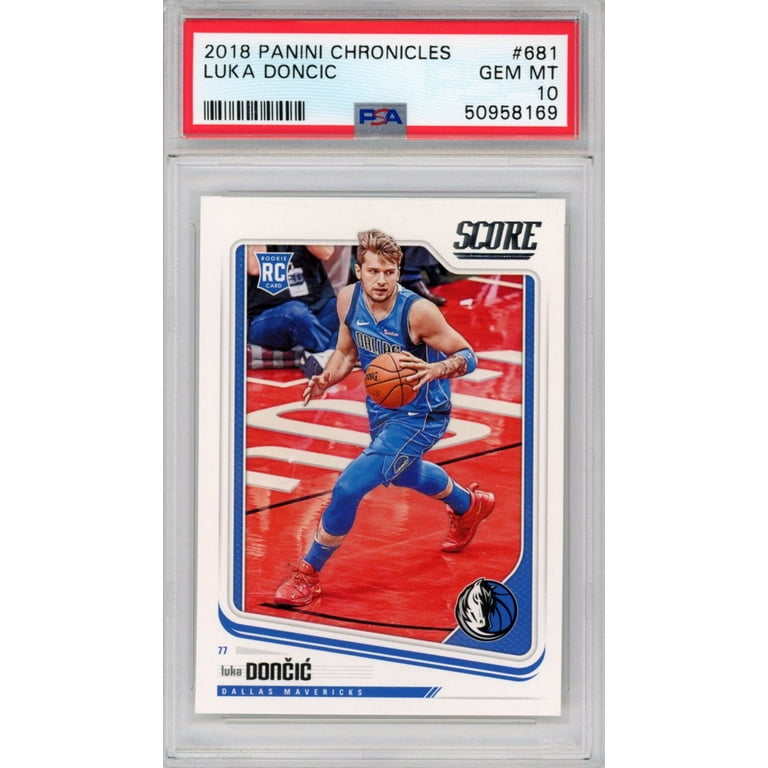 Graded 2018-19 Panini Chronicles Luka Doncic #681 Rookie RC