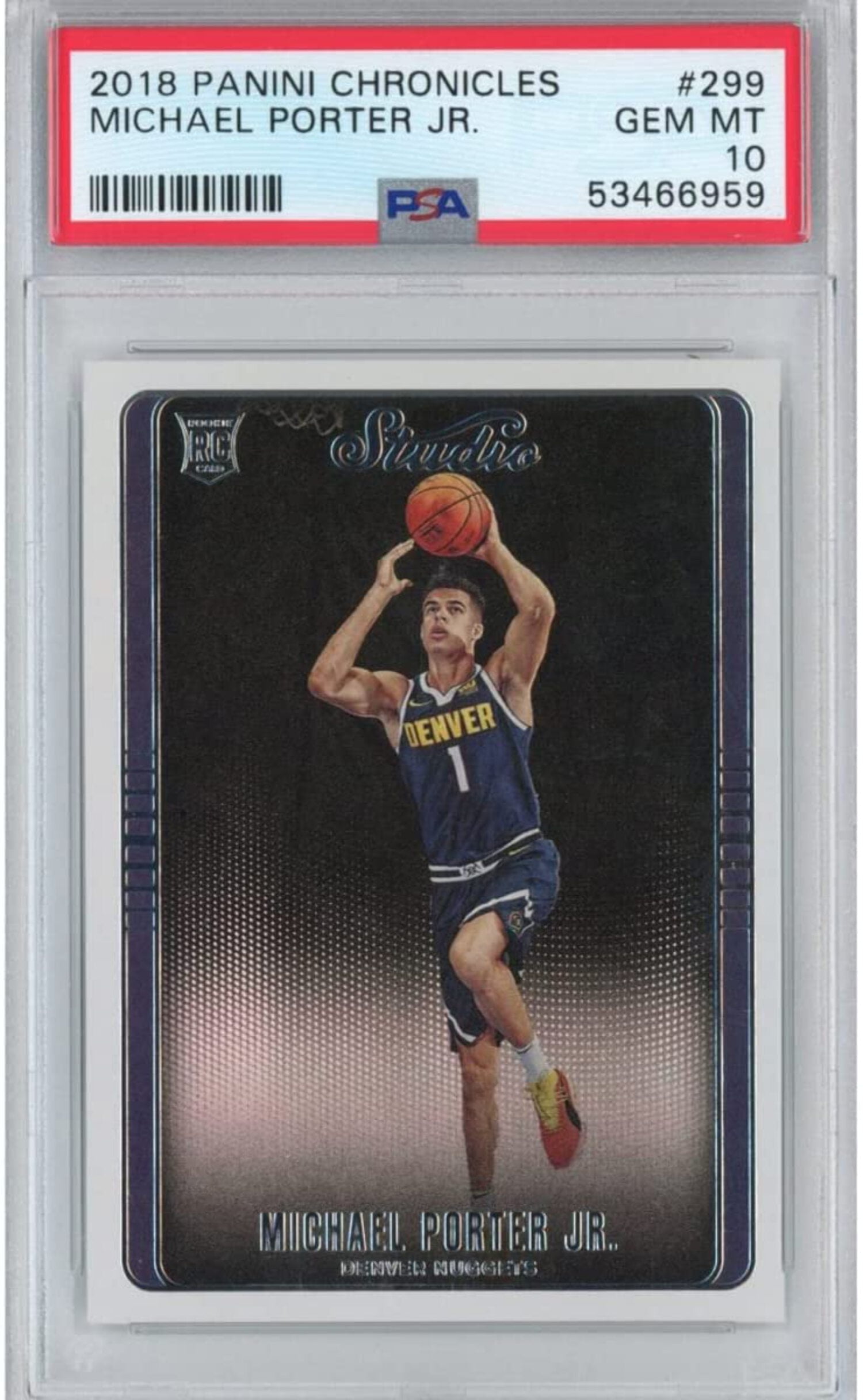 Michael Porter Jr. 2019-20 Panini Prizm Silver #88 Denver