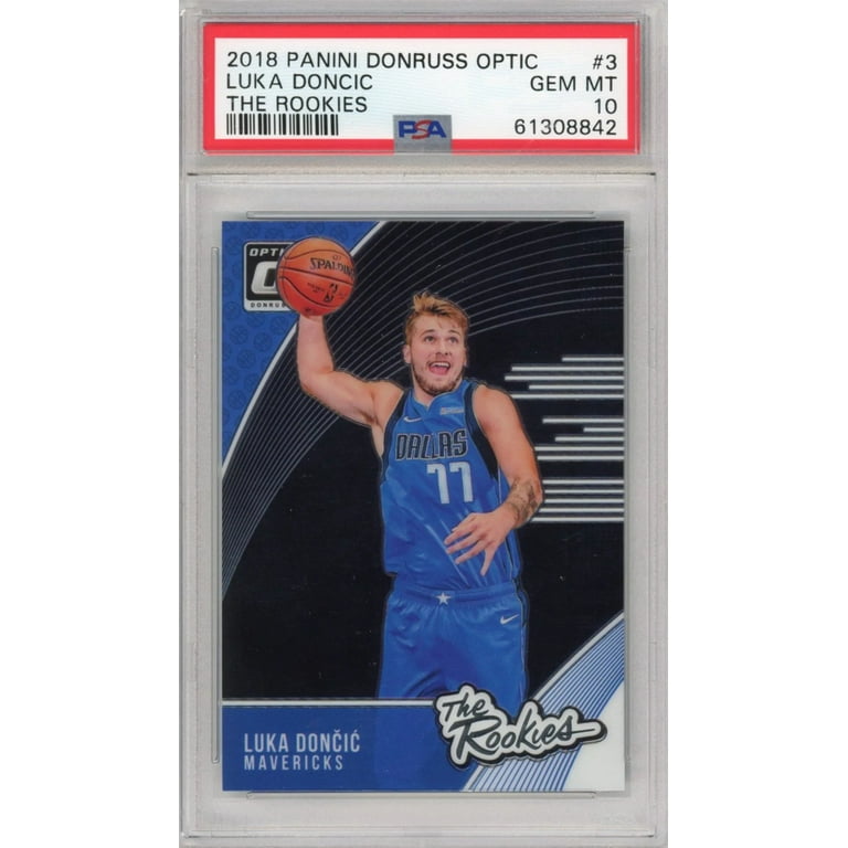 Graded 2018-19 Panini Donruss Optic Luka Doncic #3 The Rookies RC