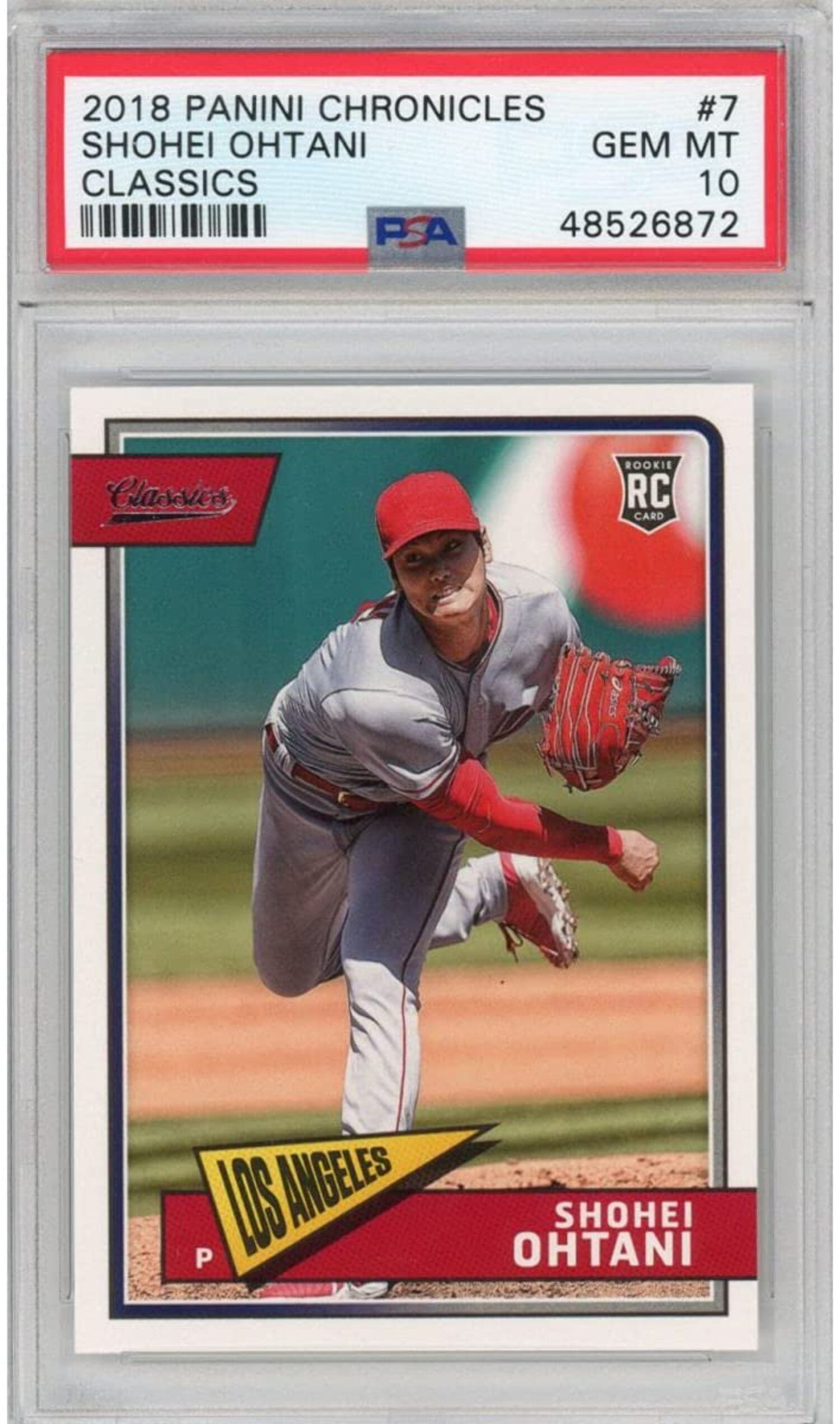 Graded 2018 Panini Chronicles Classics Shohei Ohtani Jamaica | Ubuy