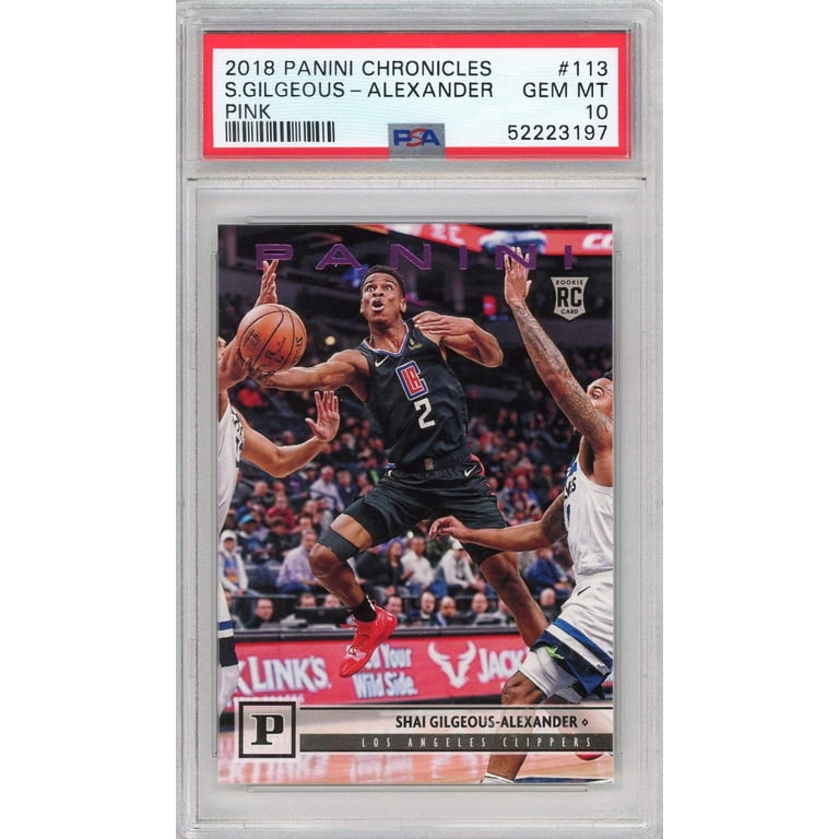 Graded 2018 Panini Chronicles Shai Gilgeous-Alexander #113 Graded 2018 Panini Chronicles Shai Gilgeous-Alexander #113