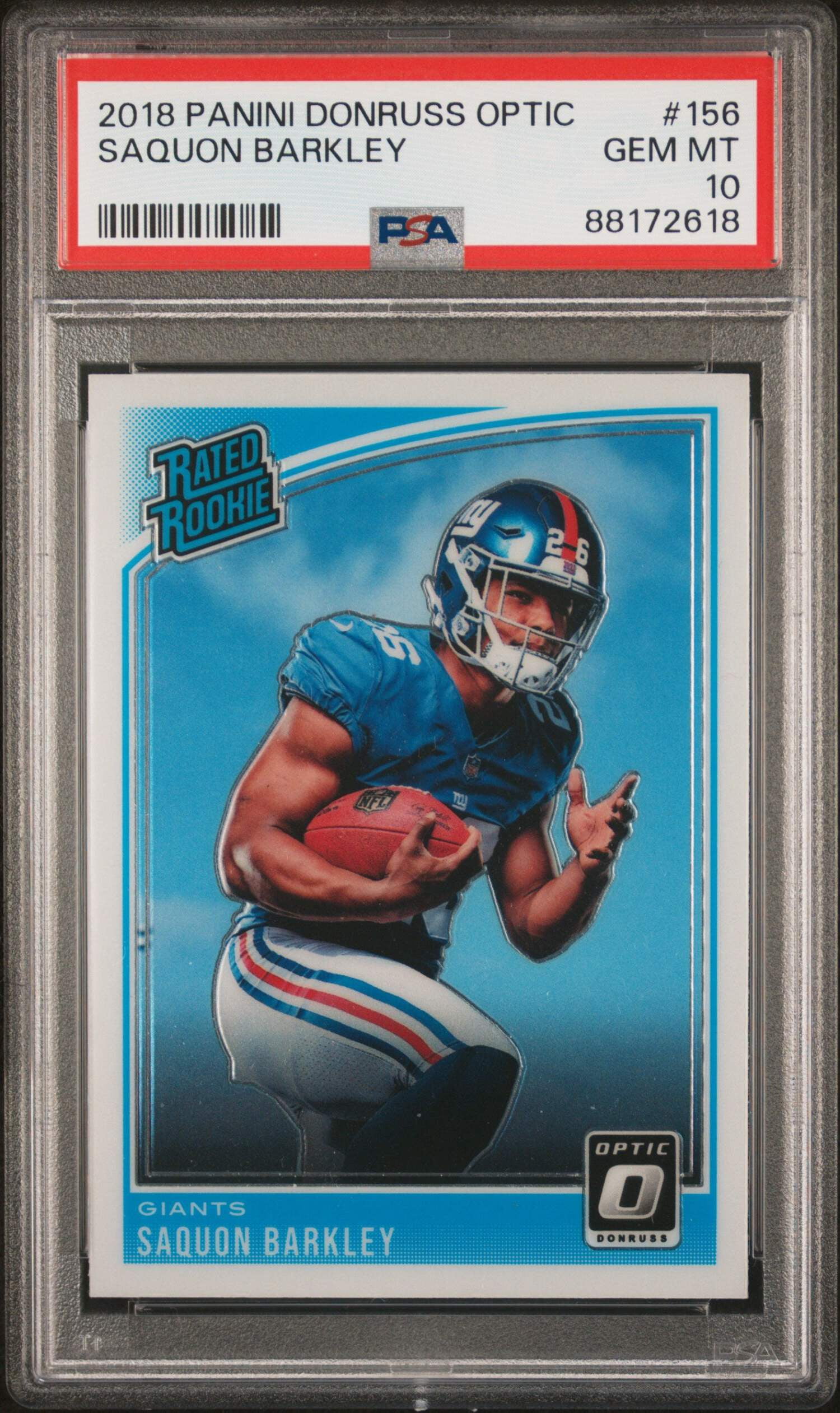 PANINI NFLカード OBSIDIAN DIE-CUT SAQUON BARKLEY GIANTS 02/10 #PB-16 送料無料 中古 IT1 2023 Panini Origins New York Giants/ Philadelphia Eagles