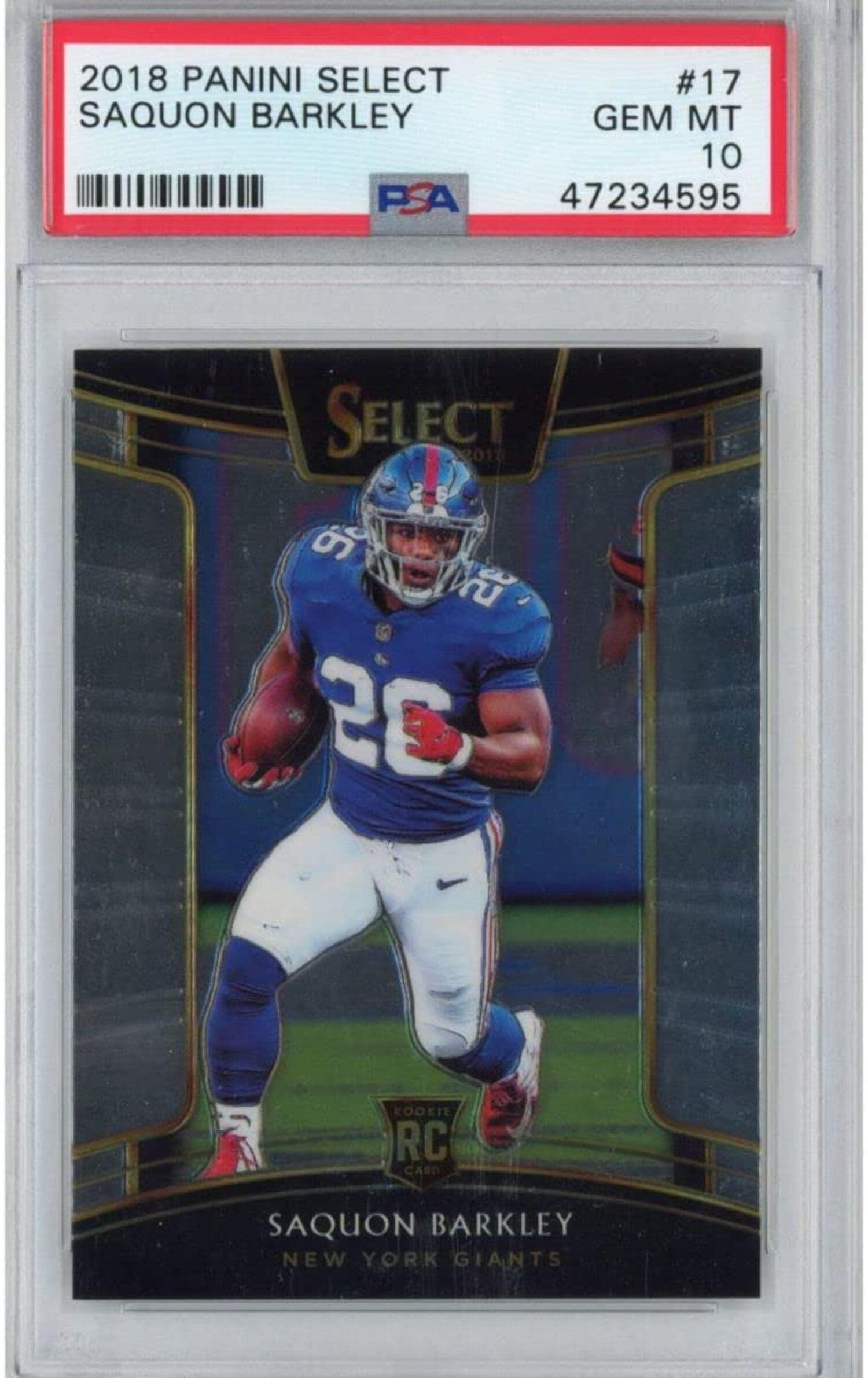 Saquon Barkley Football Card