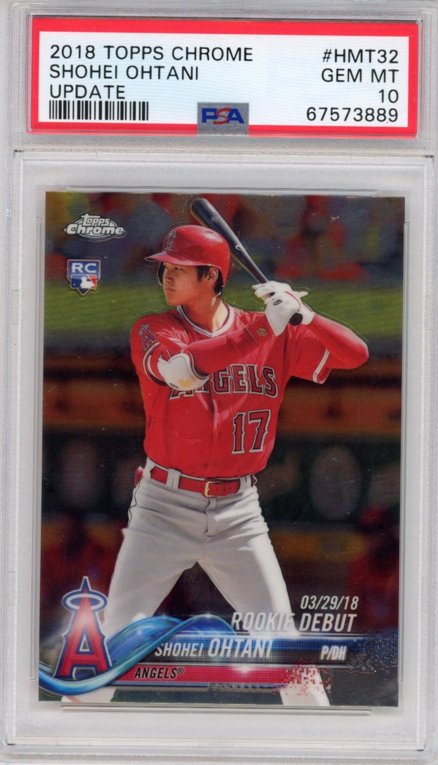 2018 Shohei Ohtani Topps Chrome Freshman Flash Rookie Card Rc hot PSA 10 Gem Mint