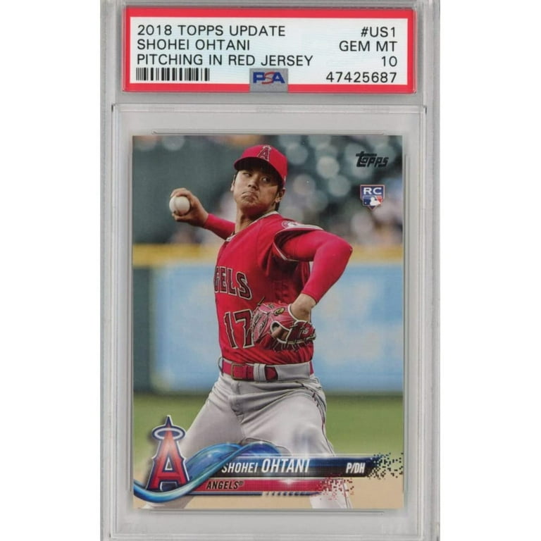 ゲームセンター・ゲームカード Topps Rookie Shohei Ohtani Gold PSA WBC Shohei Ohtani 2018 Topps Update #US1 Gold /2018 Price Guide