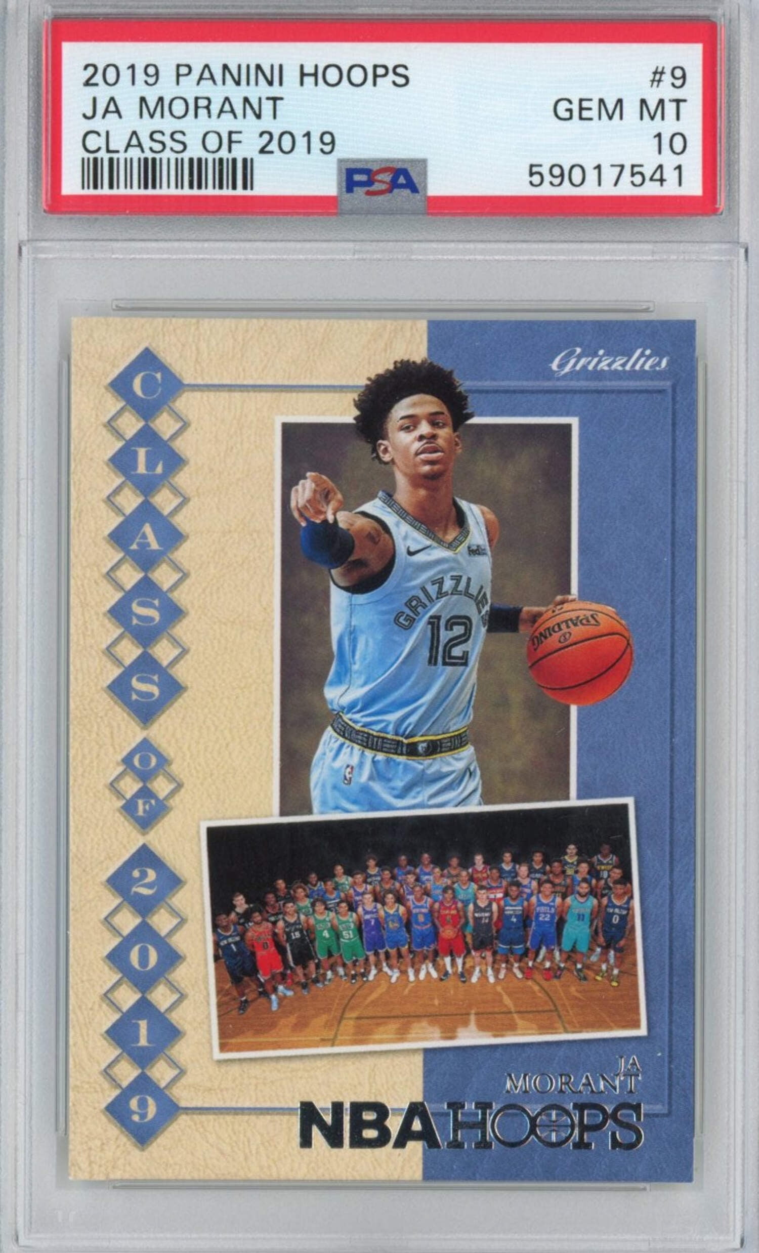 2019 panini Ja Morant Blue 99枚限定RC PSA10 2019-20 Panini Mosaic #219 JA MORANT Rookie RC PSA 10 | eBay