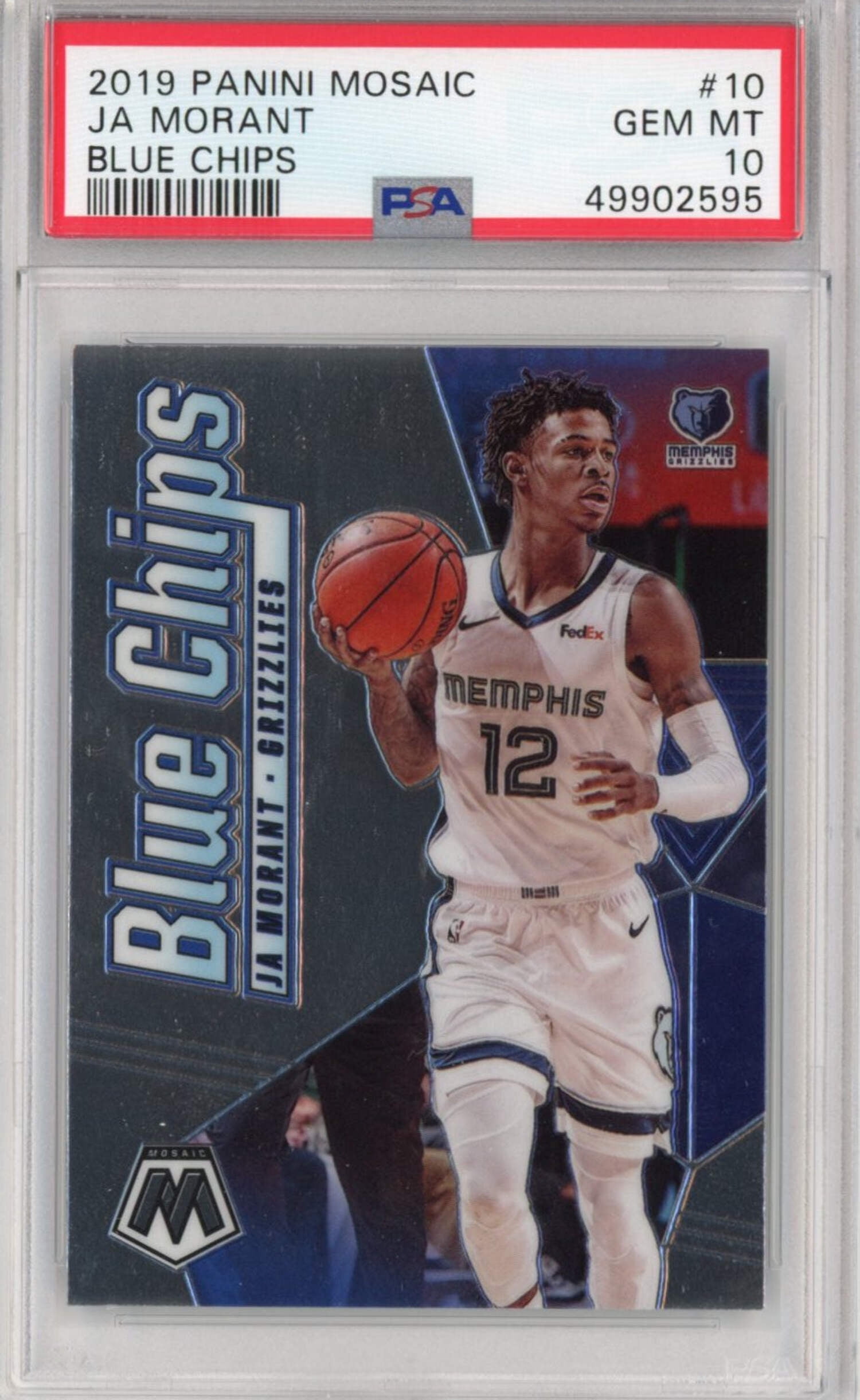 2019 panini Ja Morant Blue 99枚限定RC PSA10 Ja Morant Rookie Card Psa 10 for sale | eBay